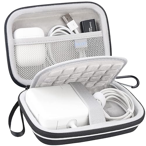 Lacdo Hard Carrying Case for MacBook Air Pro Charger MagSafe