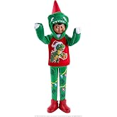 The Elf on the Shelf MagiFreez Flair Wear Dashing Dino | Customizable Elf stand-up pants, with dinosaur hoodie and sticker sheet, ages 3+, Scout Elf not included