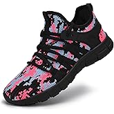 AOE Womens Fashion Walking Running Shoes Ultra Lightweight Breathable Mesh Tennis Shoes Non Slip Athletic Workout Gym Sneakers