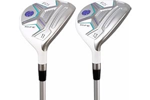 Womens Rife Golf 812s New Offset #11 + #13 Fairway Metal Wood RH Clubs Set Right Handed Premium Ultra Forgiving Ladies Flex Graphite Shaft with Tour Velvet Grip + Headcovers