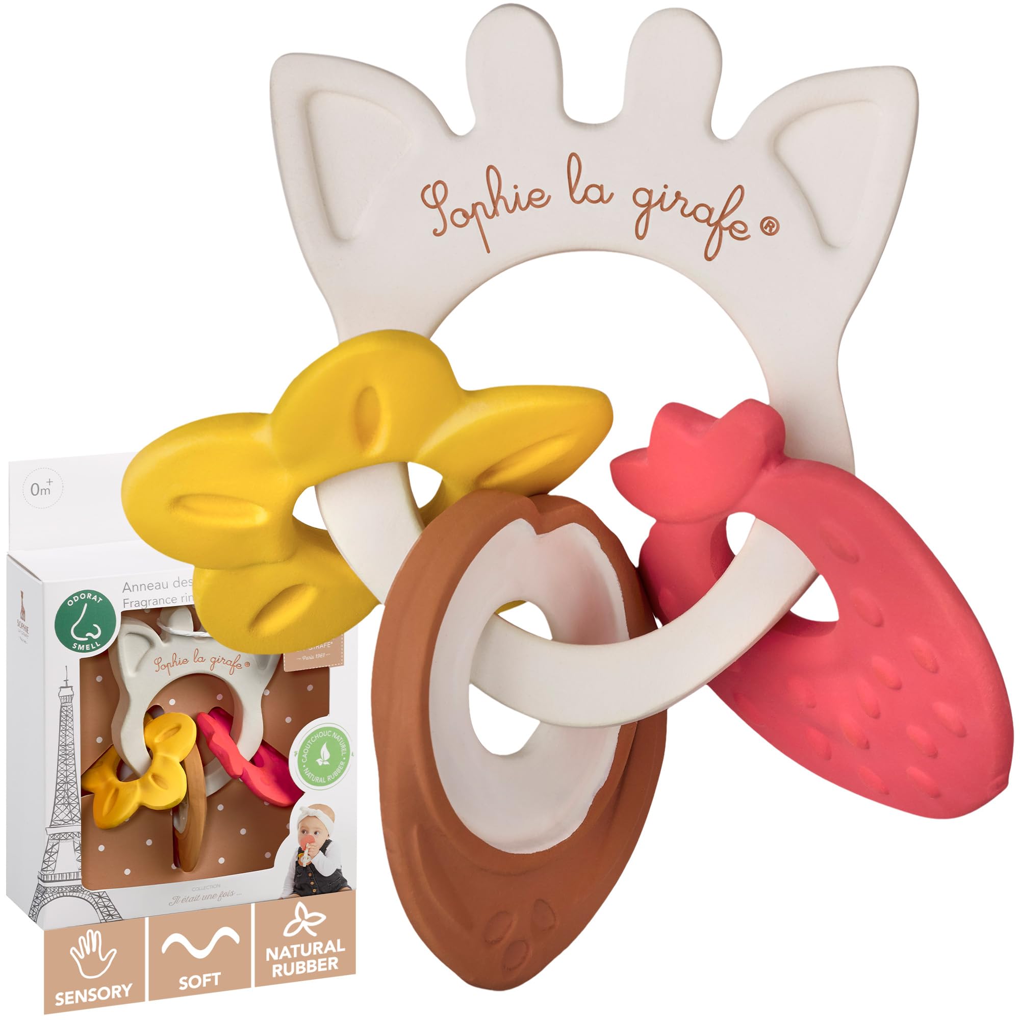 Sophie la girafe 5 Senses Frangrance Teething Ring - Sense of Smell