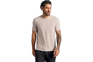 True Classic Workout Shirts for Men - Athletic Tops & Gym Shirts for Men, Quick-Dry Mens Workout Shirt, Pack of 1, Light Heather Gray, L