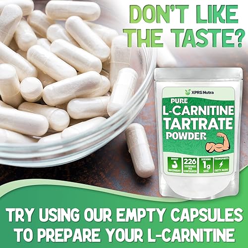 XPRS Nutra L Carnitine L Tartrate Powder - Premium Pure L Carnitine  Tartrate - L-Carnitine - Vegan Friendly Bulk L Carnitine Powder - Amino  Acid Supplement (4 Ounce) in Dubai - UAE
