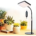 FECiDA Grow Lights for Indoor Plants Full Spectrum, Desk Grow Light, 4/8/12 Hr Timer Table Top Houseplants Grow Lamp, 208PCS LEDs, 2000 Lumen, Bright Enough, 16"-24" Height Adjustable