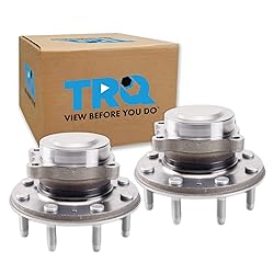 TRQ 2 Piece Front Wheel Bearing & Hub Assembly Set