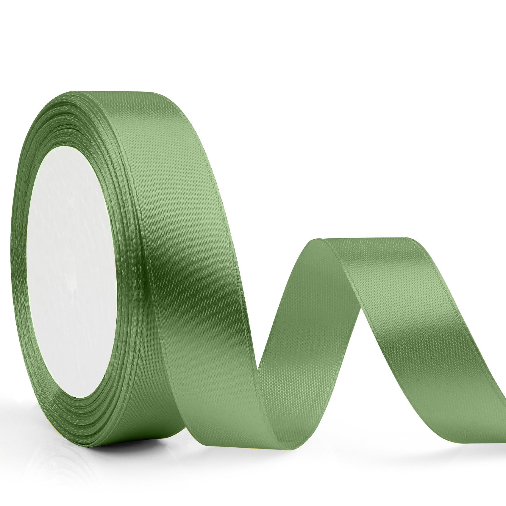 Sage Green Ribbon - 2cm x 23M Mint, Olive Green - Wedding, Baby Shower Decorations, Gift Wrapping