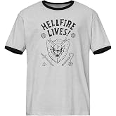 Stranger Things Hellfire Lives Ringer T-Shirt - Officially Licensed