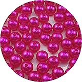 YUEXIGO 60pcs Pearl Beads for Crafts 14mm Resin