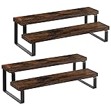 YINMIT Wood Display Riser Stand, Set of 2 Wooden