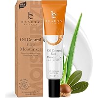 Oil Control Face Moisturizer - USA Made with Natural and Organic Ingredients, Facial Moisturizer for Men & Women, Lightweight