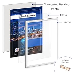 ArtToFrames 15x19 Inch White Picture Frame, This