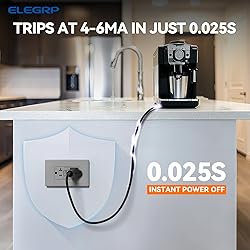ELEGRP GFCI Outlet 20 Amp, Self-Test GFI Electrical