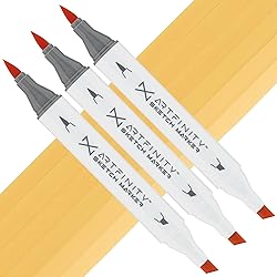Artfinity Sketch Marker Sets - Set of 3 - Goldenrod