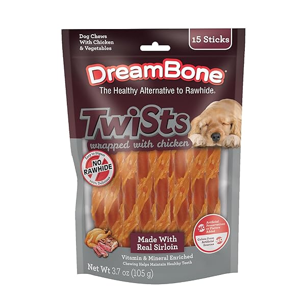 DREAMBONE CHICKEN WRAPPED TWISTS WITH REAL SIRLOIN 15...