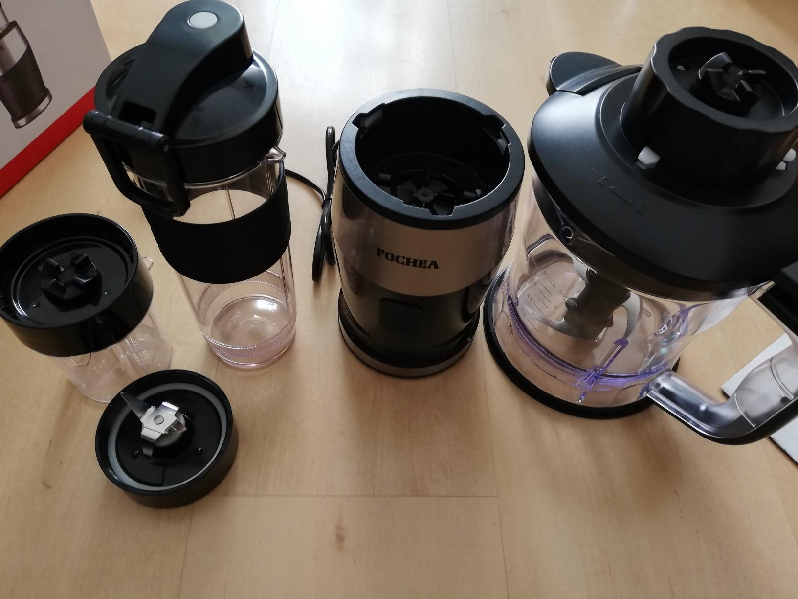 Mixer Smoothie Maker, Fochea Standmixer, 700 Watt Blender, 3 in 1