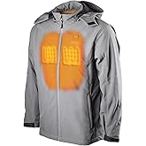 Sahara II Men’s Heated Jacket - 10 hrs of Heat | 3 Heat Zones | Battery & Charger | Machine Washable | All Day Warmth