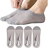 PHANOUSLY Ultra Thin Liner Socks Non Slip Nylon No Show Socks Womens Lightweight Breathable 3 & 4 & 6 Pair Packs