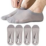 PHANOUSLY Ultra Thin Liner Socks Non Slip Seamless