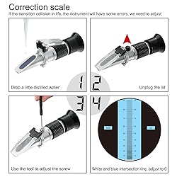 Brix Refractometer 0~90%, Handheld Sugar