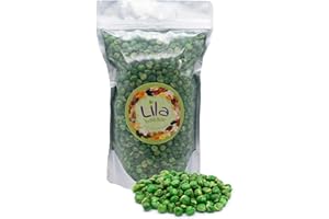 LILA BAZAAR - Green Peas 24 oz., Fried and Sea Salted, Packed in Resealable Bag, Kosher Certified
