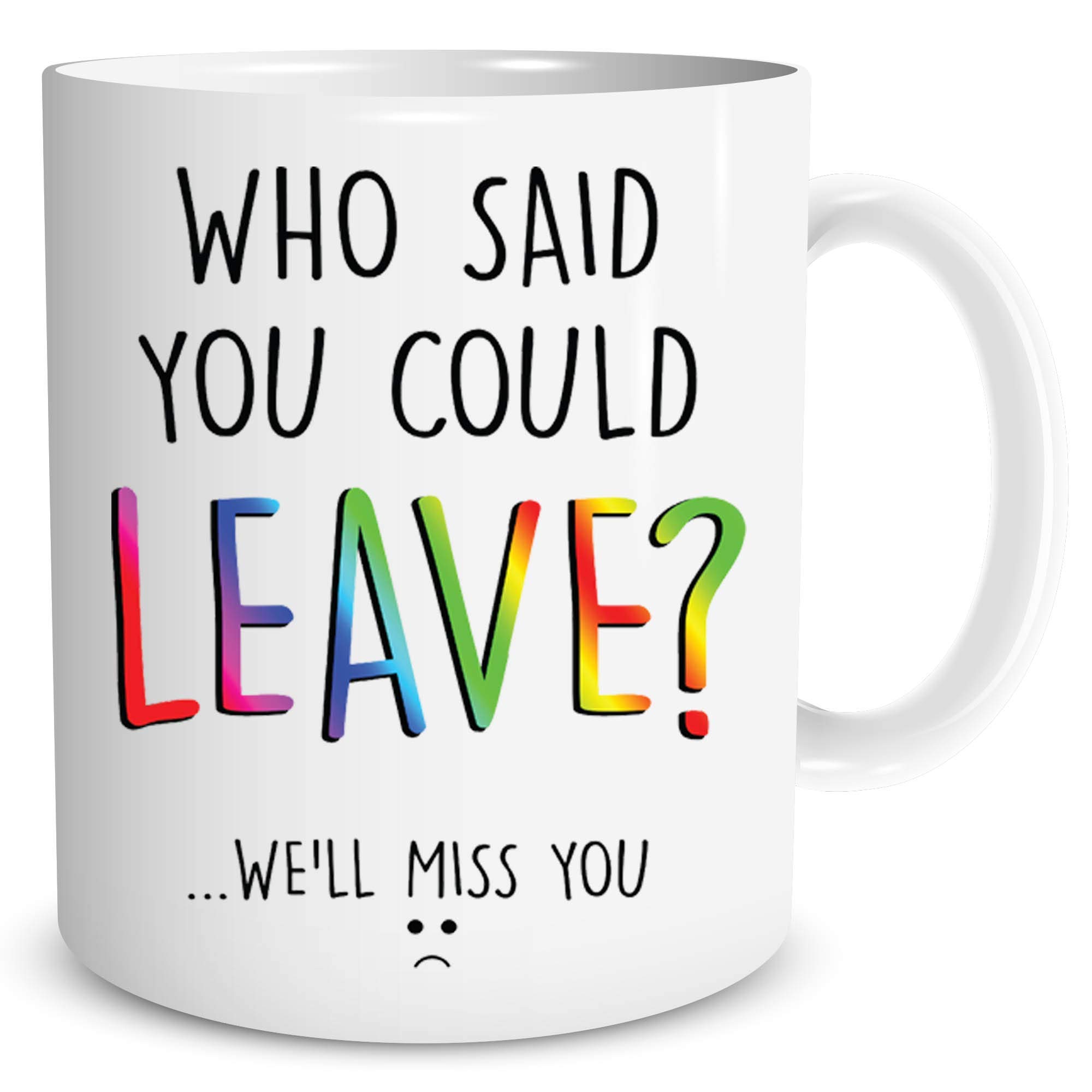 Colleague Leaving Gift Present Coffee Mug New Job Good Luck Gift Leaving Present Work Office Coworker Goodbye Leaving Farewell WSDMUG1391