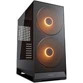 Cougar Airface 180 ES ATX Computer PC Case Pre-Install 2X 180mm ARGB Fans | Compatible with CEB/ ATX/ M-ATX/ ITX motherboard, Supports up to 7x120mm Fans, Type-C Ready, For Office Workers, Gamers