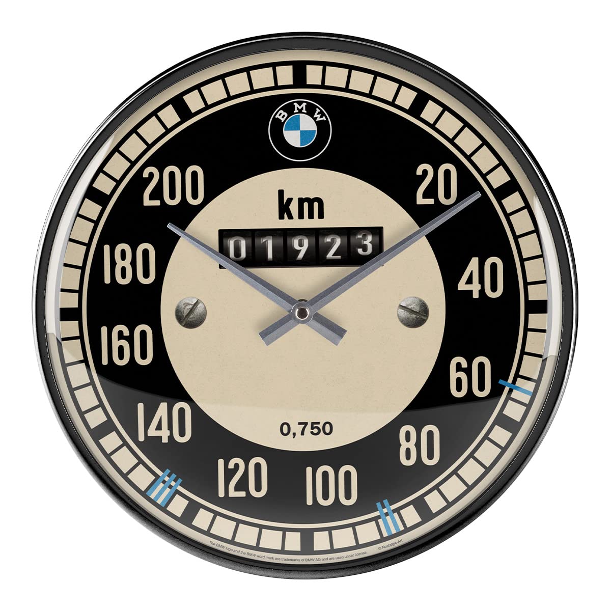 Nostalgic-Art 51080 BMW -Tachometer, Wall Clock 31cm