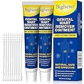 Bighero 2 Pack Wart Fast Acting Gel Wart Remover Freeze Off Ointment,Wartes Cream for Genital Wartss, Warts, Plantar Warts, Common Wartes, Corn, Flat Wars NDC (84010-047-02)