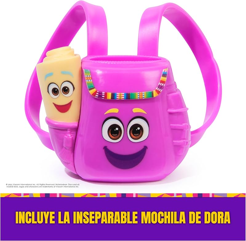 LA EXPLORADORA - Muñeca Dora Canta y Explora: con Canciones, Efectos de Sonido y Frases Bilingües + Accesorios - 6073379 - Juguetes Niña 3 años + - Regalo Niña 3 años + - Juegos Infantiles