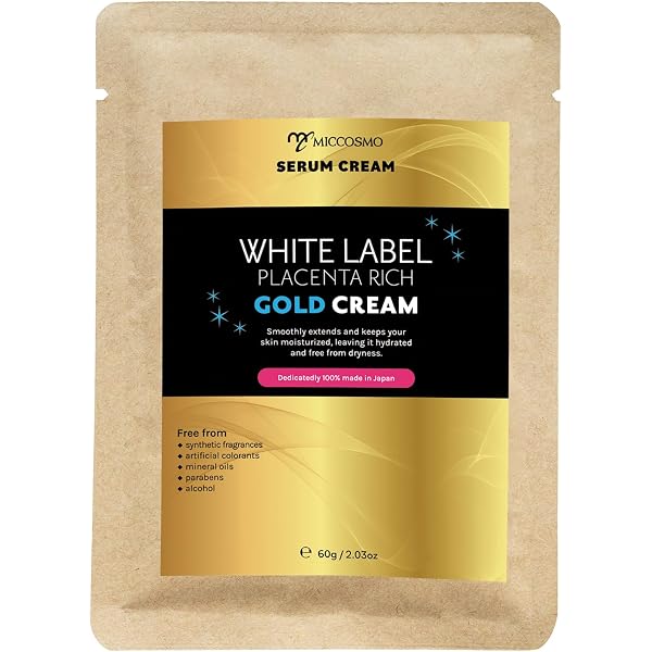 White Label Placenta Rich Gold Essence – 180 Ml Serum Mit Plazenta-Extrakt & Ceramiden Für Straffe, Hydrierte Haut