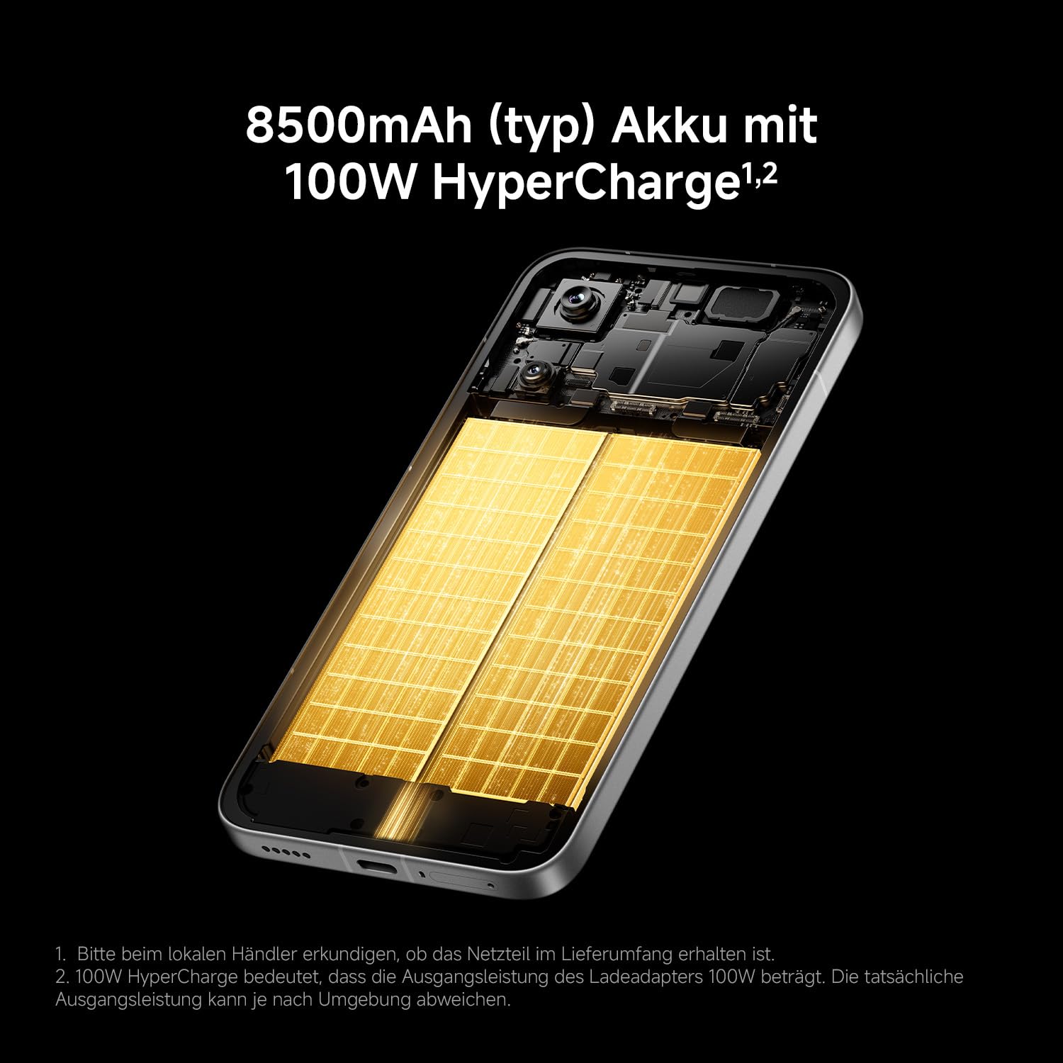 XIAOMI Poco X8 Pro Max Smartphone 12GB+512GB, Dimensity 9500s Prozessor, 8500mAh Akku, Ultra-helles AMOLED-Display, 50MP Light Fusion 600 Hauptkamera mit OIS, Schwarz, 3 Jahre Garantie 8