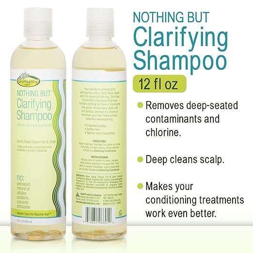 Amazon Com Nothing But Clarifying Shampoo Sulfate Free Detox For