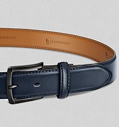 KEMISANT Men Belt-Genuine Leather Belt for Men