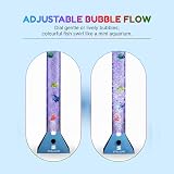 Straame 90cm Bubble Fish Lamp with Colour Changing LED Light Blue Base view 4