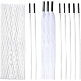Padclash Lacrosse Mesh and Stringing Kit, with White Semi-Soft Mesh and Strings