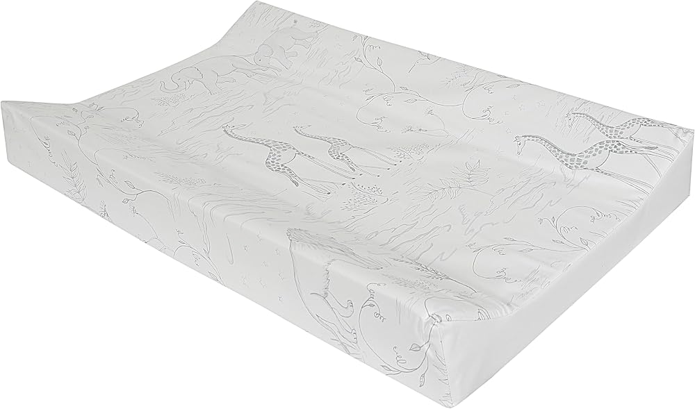 Babycurls Safari Sketches Deluxe Anti-Roll Nappy Changing Mat 69x45x8cm