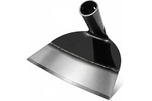 Heavy Duty Steel Hoe Head for Hand Tools, Replaceable Round Eye Blade, Ideal for Garden Weeding, Soil Cultivating, Farm Plant