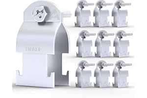 AIRMONT PRODUCTS (Pack of 10) 1'' Rigid Strut Clamp, Durable Unistrut Clamps, Electrogalvanized Steel, Superior Corrosion Resistance, for Rigid Conduit, Connects to Strut Channel, 1 Inch Electrical Clamps