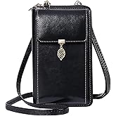 HUANLANG Small Crossbody Phone Bags for Women Leather Cell Phone Purse Wallet | Small, Cell Phone