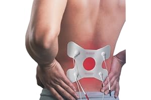 TensCare Ailment-Specific TENS & EMS Electrodes for Back Pain Relief – High-Performance Adhesive Hydrogel, Reusable Up to 20 