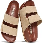 Project Cloud 100% Genuine Leather Platform Sandals Women Footwear-Beach Essentials Summer Wedges with Plush and Soft Insole-Non Slip & Lightweight Wedge Sandals For Women 2026
