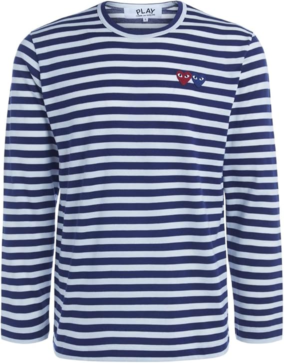 comme des garcons blue sweater