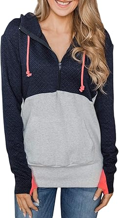 half sleeve hoodie womens