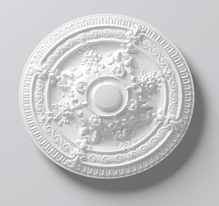 Ceiling Rose Helena Lightweight Resin Size 66cm Amazon Co