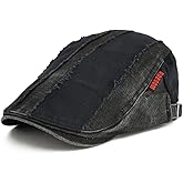 VOBOOM 100% Cotton Distressed Ivy Newsboy Caps Cabbie Gatsby Hat