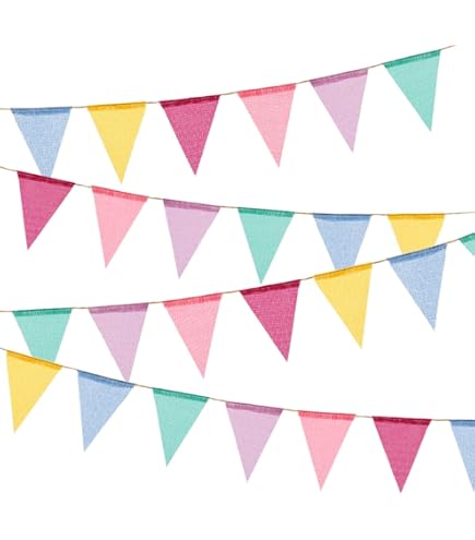160 Stück Pride Flaggen Banner – 40 M, Regenbogen-Dekoration Für Paraden & Partys