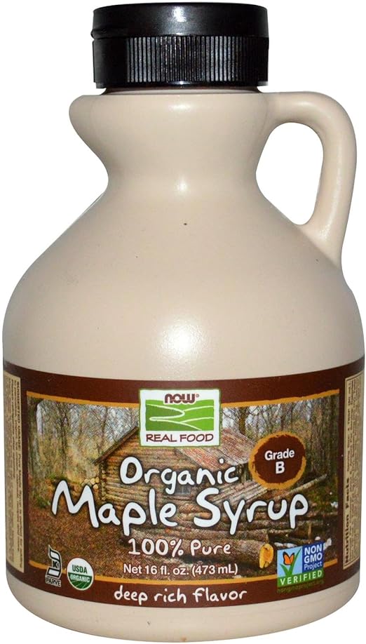 Now Foods Maple Syrup Grade B Org 16 oz Amazon.ca Health & Personal