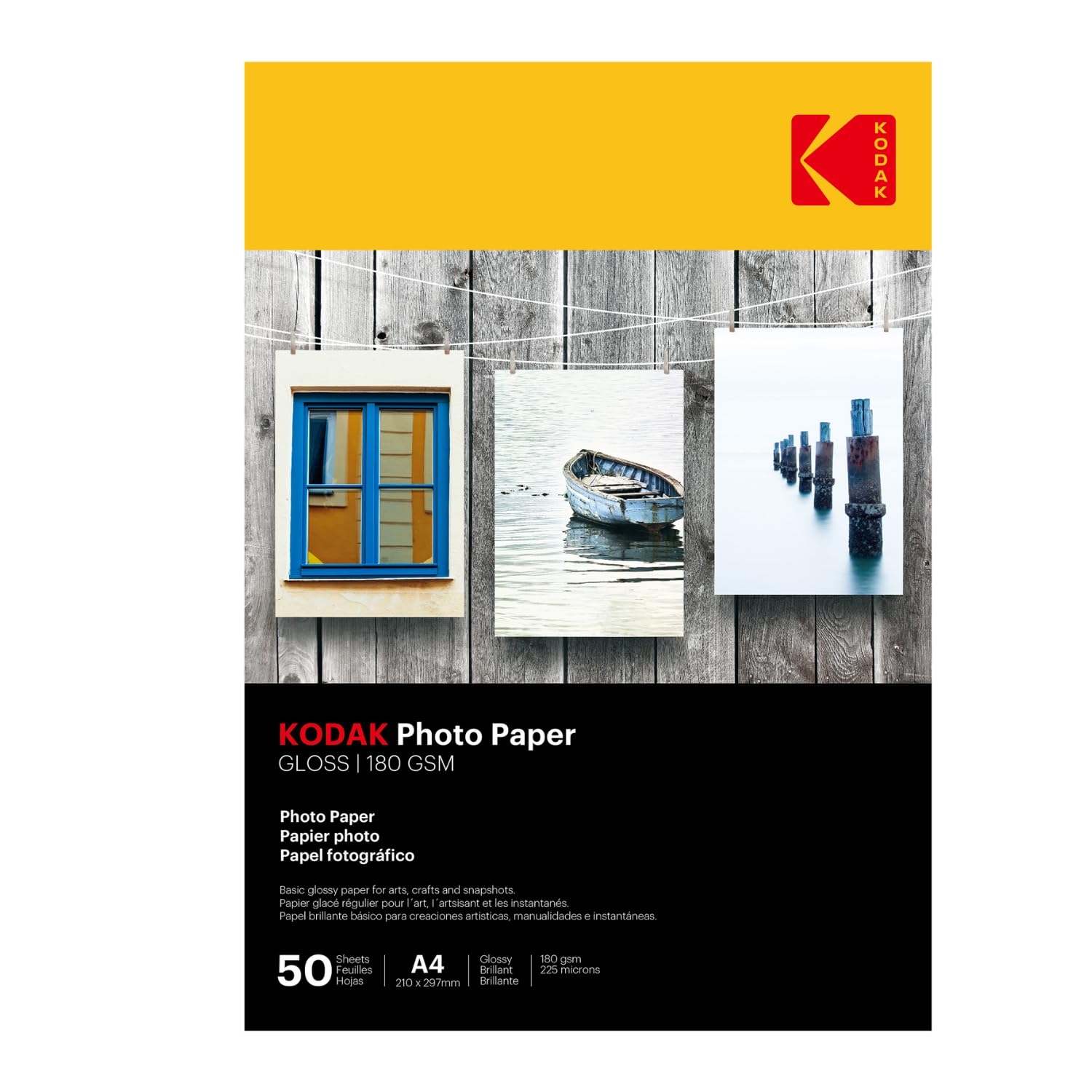 Kodak Supplies 185Z000860 Photo paper A4 50 Sheets 180gr glossy