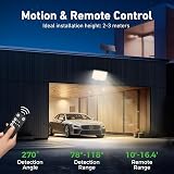 nipify 2 Pack Solar Lights Outdoor 310 LED 3 Modes IP65 Motion Sensor 270° view 4