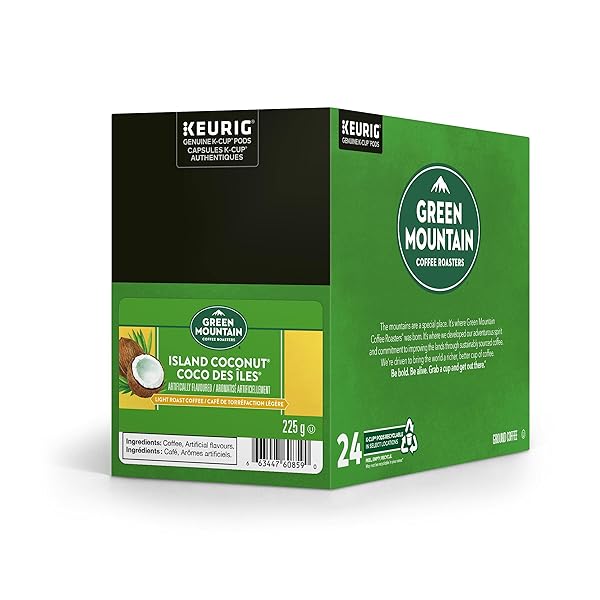 GREEN MOUNTAIN COFFEE ISLAND COCONUT K-CUPS 24 COUNT